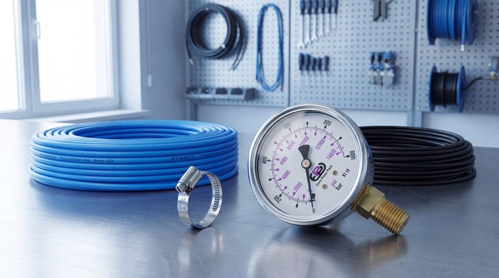Hoses, Tubes, Manometer and accessories
