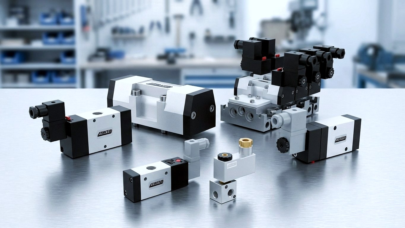 5/3-Way Valves – Pneumatic Directional Control Valves with Defined Mid-Position