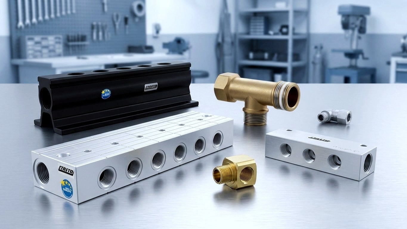 Manifold Blocks & Pneumatic Manifolds for Compressed Air Distribution