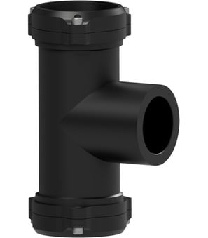 T-Verbinder mit Gewinde 110-3"