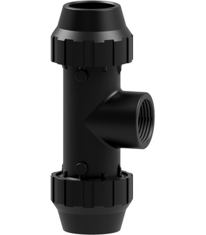 T-Verbinder mit Gewinde 50-11/2"