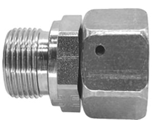 Adjustable male stud adapter C-EGE06L7/16UNF