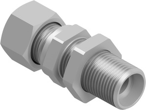 Straight male stud bulkhead fitting C-GES08LR1/4