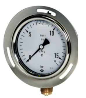 Rohrfedermanometer MA050-100B-400