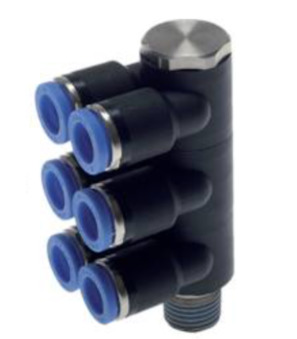 Multiple distributor PI90C-06-14-D-T-360