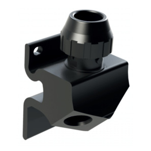 T-Verbinder 45° mit Wandbefestigung 20-1/2"