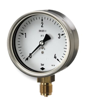 Rohrfedermanometer MA036-160B-25