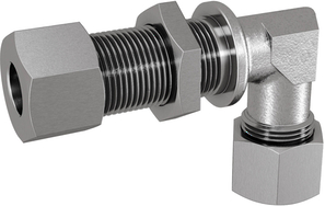 Bulkhead union elbow 22-L