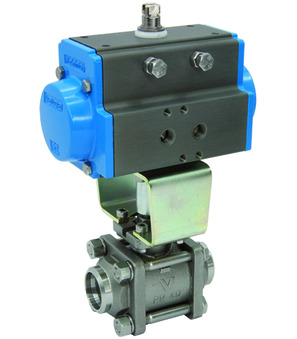 Ball valve with pneumatic actuator BA175-40-S0-A