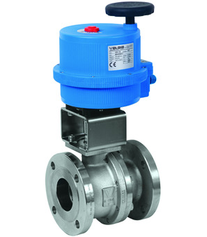 Flanged ball valve with electrical actuator BA115-80-0H