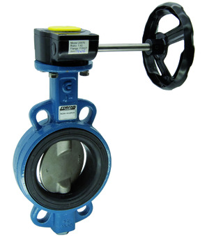 Absperrklappe mit Handgetriebe BUW6-250-DPN-G