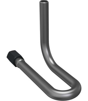 Wassersackrohr in U-Form gemäß DIN 16282 1/2"-Stahl