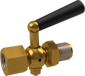 zawór odcinający do manometru MSC02-12-B