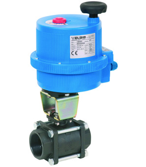 Ball valve with electrical actuator BA028-34-CH