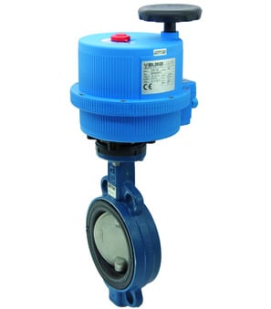 Absperrklappe mit Elektroantrieb BUW2-200-DSE-0T2
