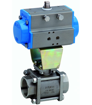 Ball valve with pneumatic actuator BA673-12-D0