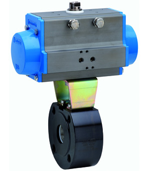 Flanged ball valve with pneumatic actuator BA043-50-S0-A