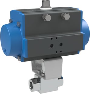 Krogelna pipa s pnevmatskim rotacijskim pogonom BA668-34-S0