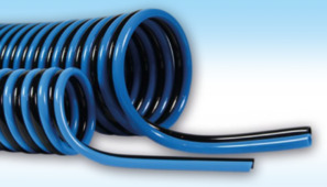 2-fold Spiral hose PU-6/4-02W-5-SPA