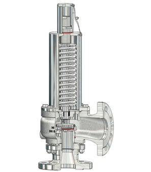 Safety valve DN50/PN16-DN50/PN16-32-C-FPM-FPM-
