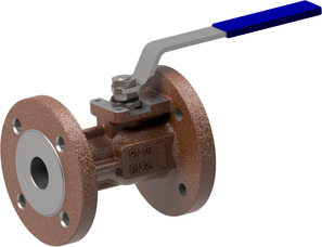 Prirobnična krogelna pipa BA040-125-L