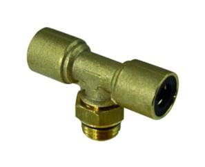 Einstellbare T-Einschraubverschraubung PIB21-06-M16X1,5-B-0-G