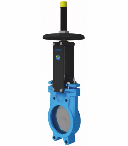 zasuwy nożowe z kołem ręcznym A1V2H2-5-450-PIB