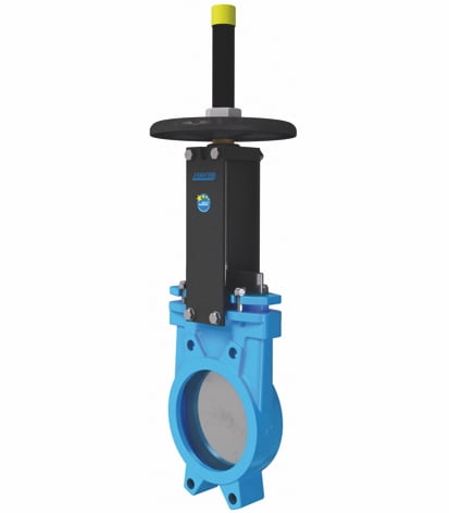 zasuwy nożowe z kołem ręcznym A1V2H2-5-450-PIB