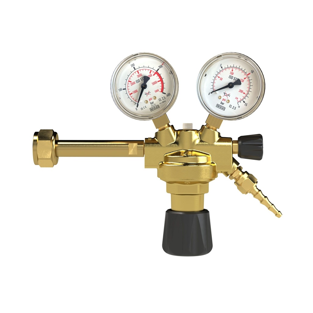 Regulador de presión para botellas PR124-W2414-0/25-MA-N2