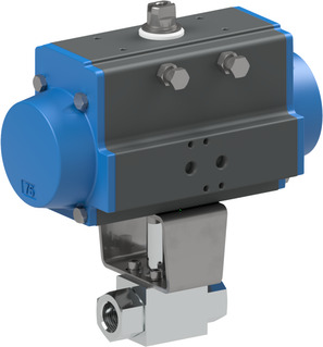 pneumatikus forgatóhengerrel működtetett gömbcsap BA234-14-S0