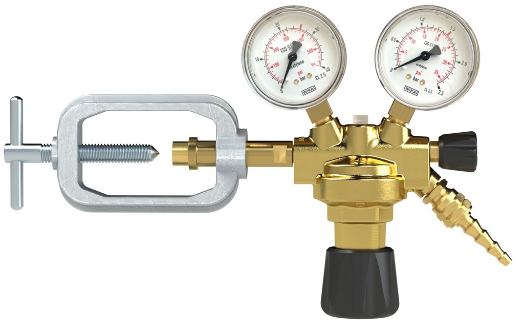 Regulador de presión para botellas PR124-B-0/1,5-MA-AC