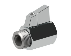 Messinkinen palloventtiili 3731-3/8"