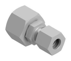 Straight reducing adapter with swivel nut C-RED22/18L