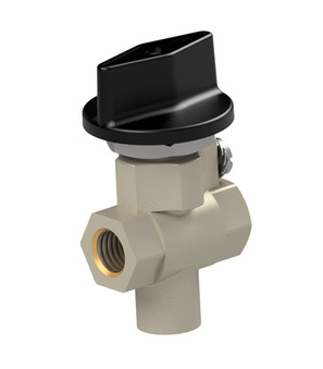 Ball valve made of brass 5710-1/4"