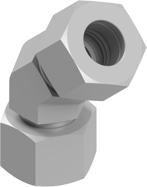 Adjustable elbow fitting 45° C-EV12L