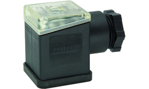 Presa per apparecchi mit eingebautem Gleichrichter und LED-gelb-230VAC