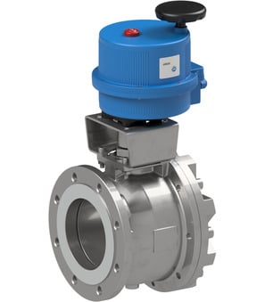 Flanged ball valve with electrical actuator 8E005004-150
