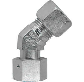 Adjustable elbow fitting 45° C-EV10L71