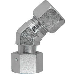 Adjustable elbow fitting 45° C-EV10S71