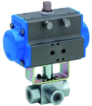 Ball valve with pneumatic actuator BAI1-004-UCPN-D0