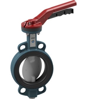 Absperrklappe mit Handhebel BUW6-125-DPE-L