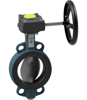 Zaporni leptir ventil s ručnim reduktorom BUW6-350-DSE-G