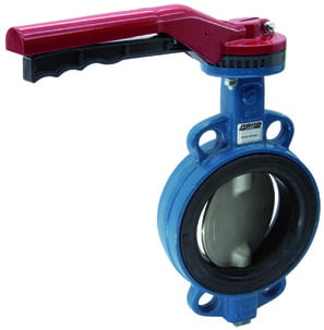 Butterfly valve with hand lever BUW6-300-DSN-L