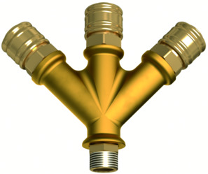 3-fold Coupling distributor DN 7,2 C0C72-3M14-B