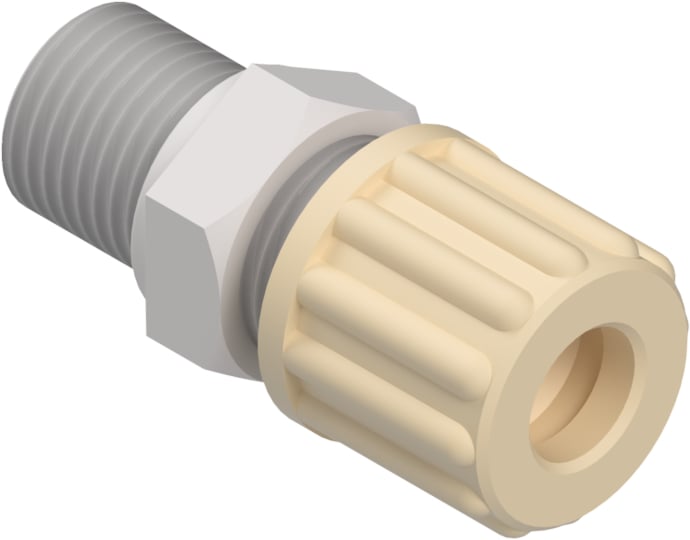Straight male stud fitting CF12-06-38-C