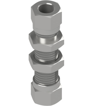 Straight bulkhead connector DI27-04-N