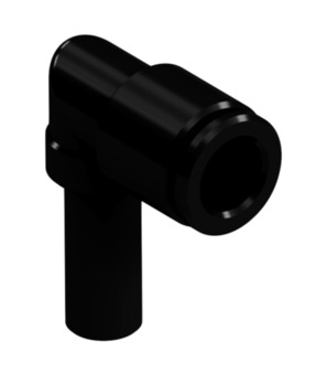 Elbow connector with plug nipple PI16-04-P
