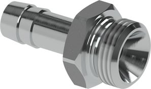 Male hose nozzle HN38-09-12-W-C