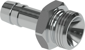 Male hose nozzle HN38-13-34-W-C