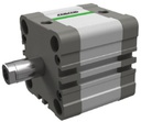 Compact magnetic cylinder PC05R-25-50-AX